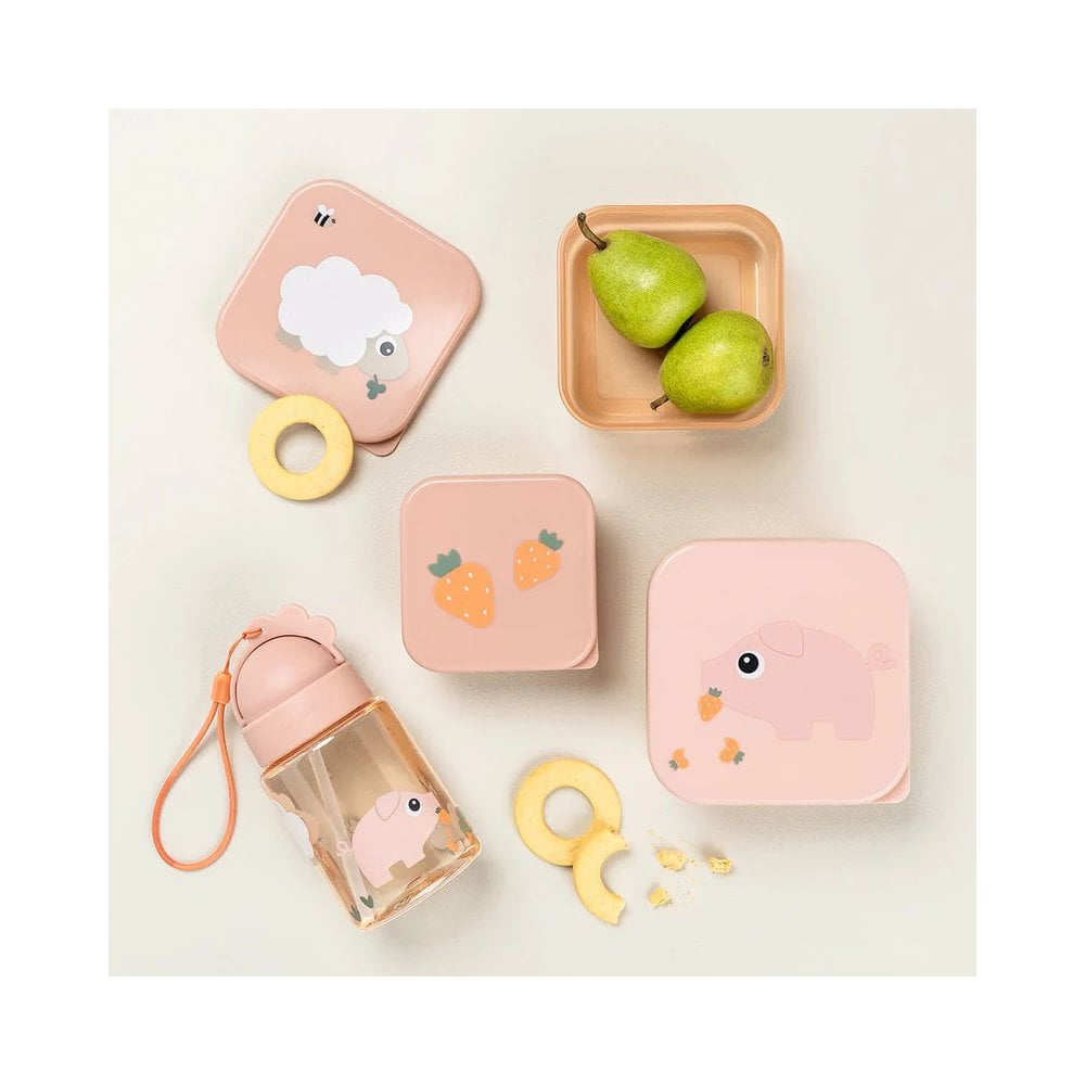 Snack box set 3 pcs Tiny farm Powder