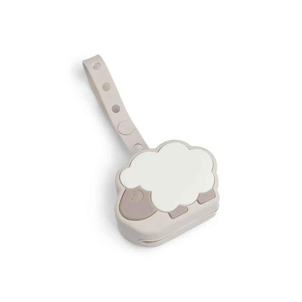 Silicone pacifier pouch Sheepy Sand