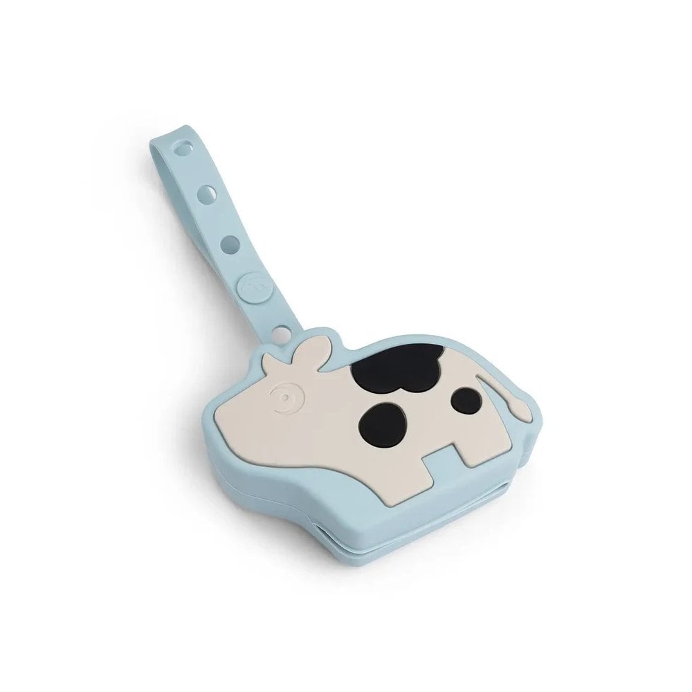Silicone pacifier pouch Dotti Blue