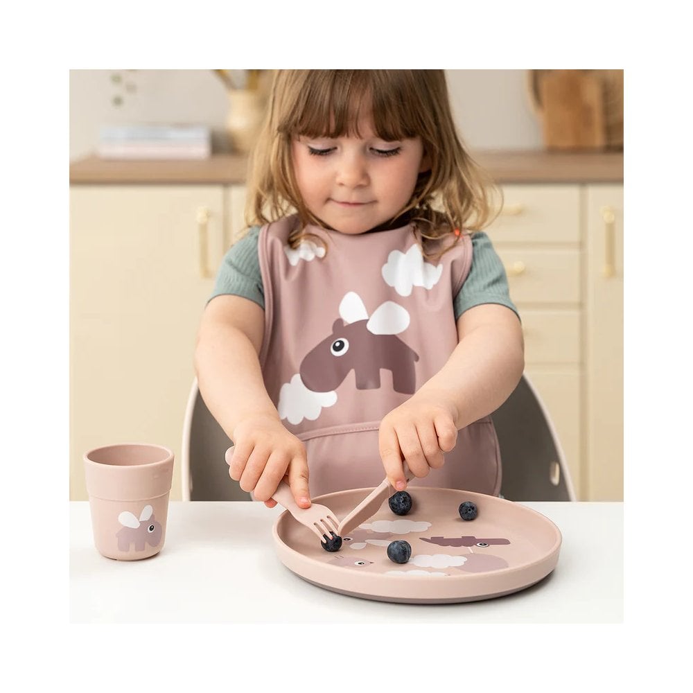 Foodie cutlery set Happy dots Powder