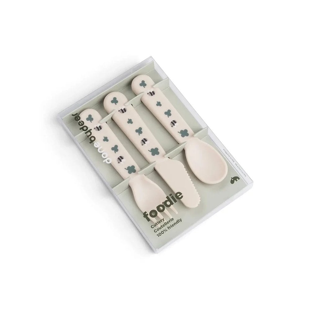Foodie cutlery set Tiny farm Sand