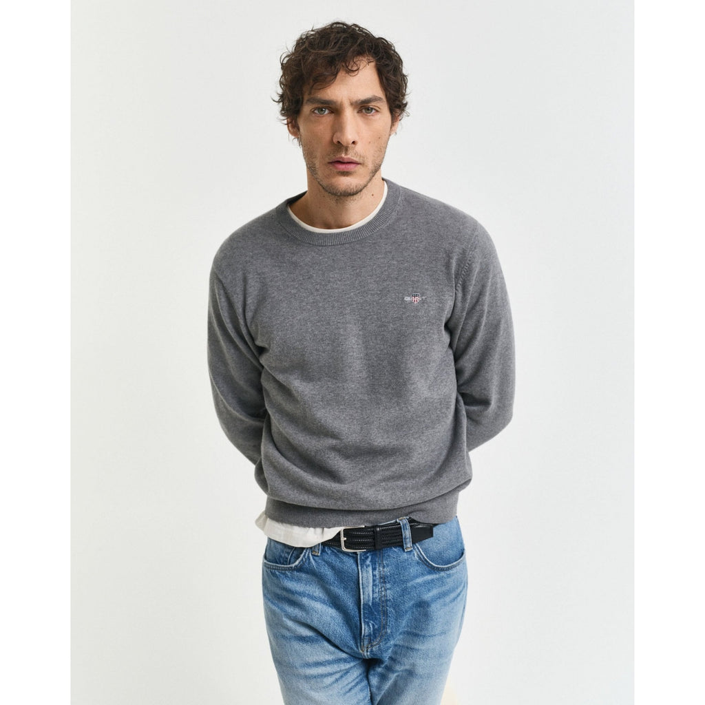 Classic Cotton Crew Neck Jumper