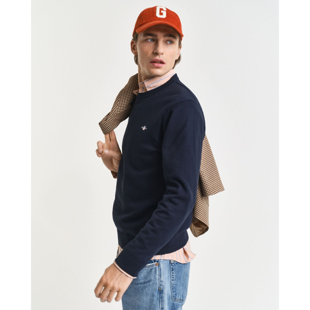 Classic Cotton Crew Neck Jumper