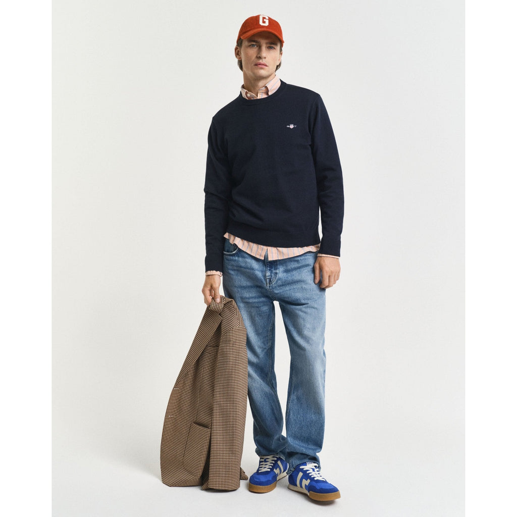 Classic Cotton Crew Neck Jumper
