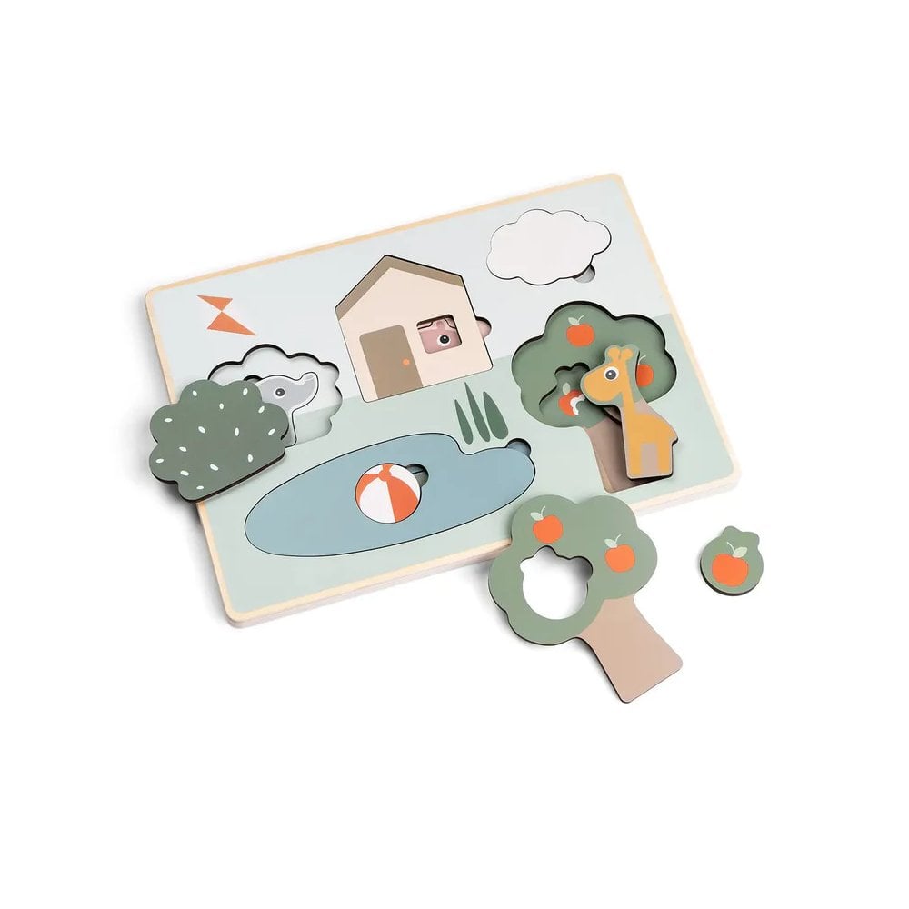 Layer puzzle Deer friends Colour mix