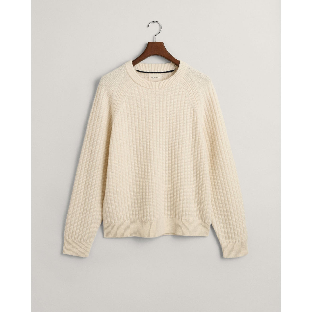 Textured Crew Neck Sweater