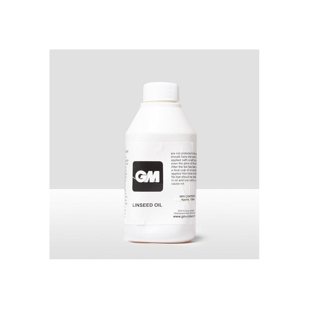 GM Linseed Bat Oil, Cricket Bat Preparation & Maintenance, One Bottle, 100 ml