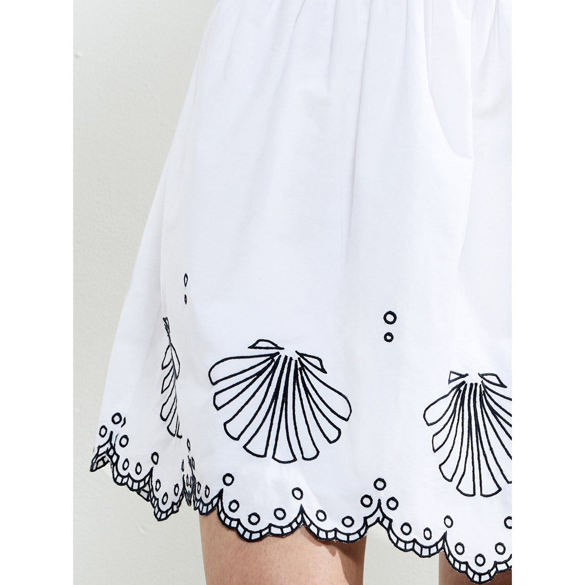 Cambria Cotton Anglaise Mini Dress