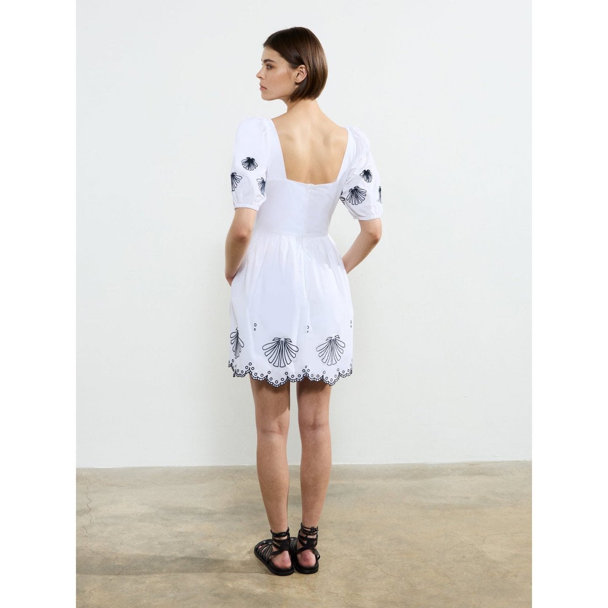 Cambria Cotton Anglaise Mini Dress