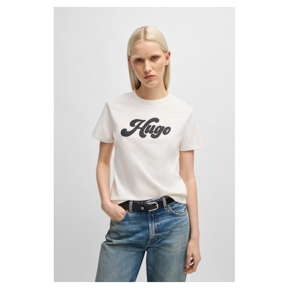 Cotton-Jersey T-Shirt With Retro Logo