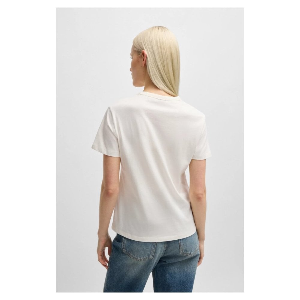 Cotton-Jersey T-Shirt With Retro Logo