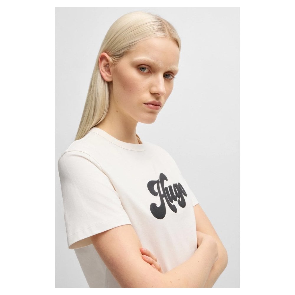 Cotton-Jersey T-Shirt With Retro Logo