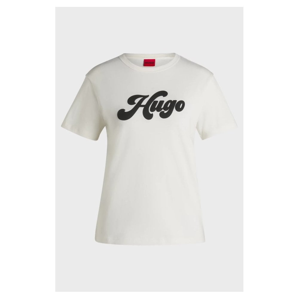 Cotton-Jersey T-Shirt With Retro Logo
