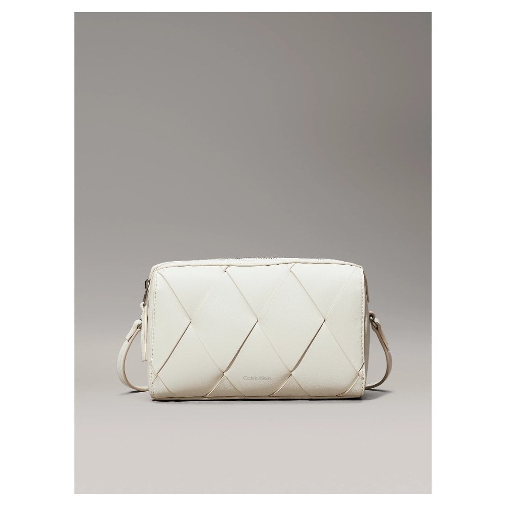 Woven Crossbody Camera Bag