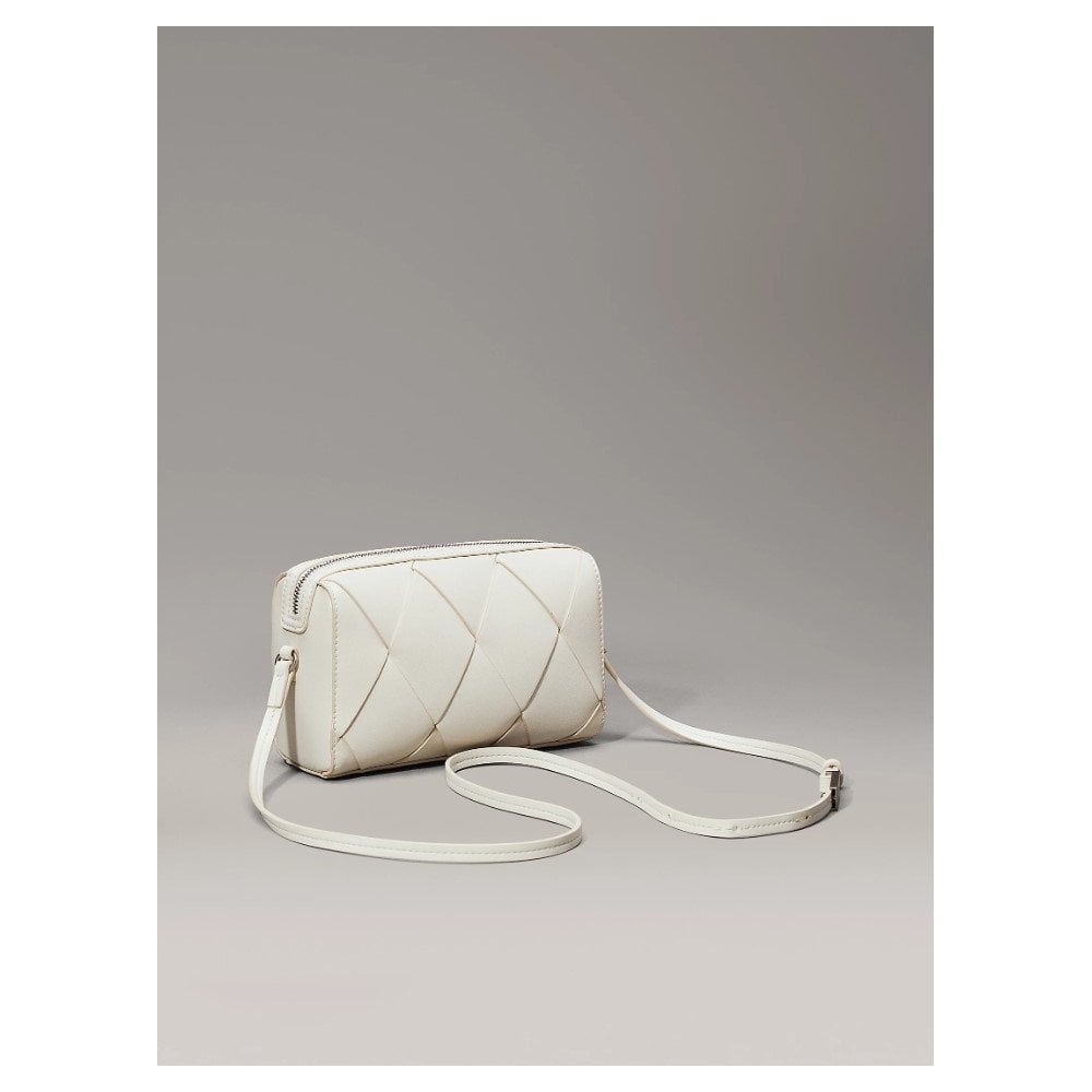 Woven Crossbody Camera Bag