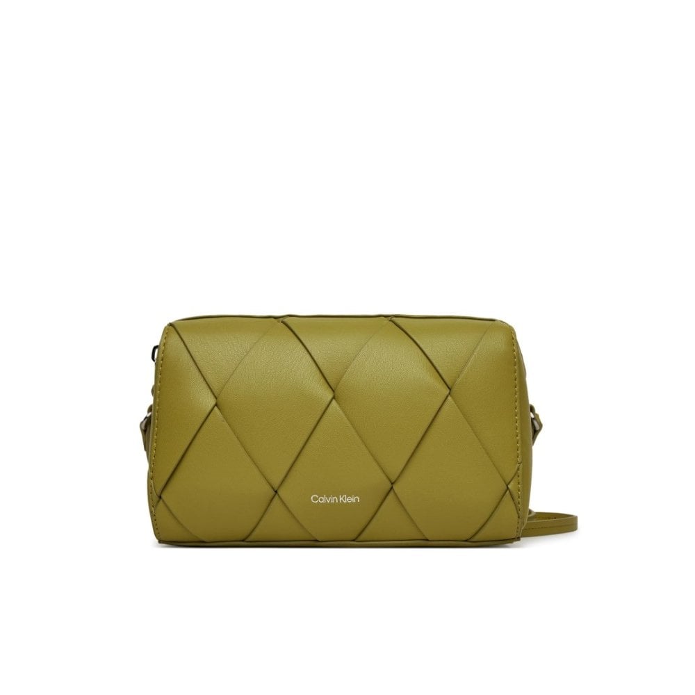 Woven Crossbody Camera Bag