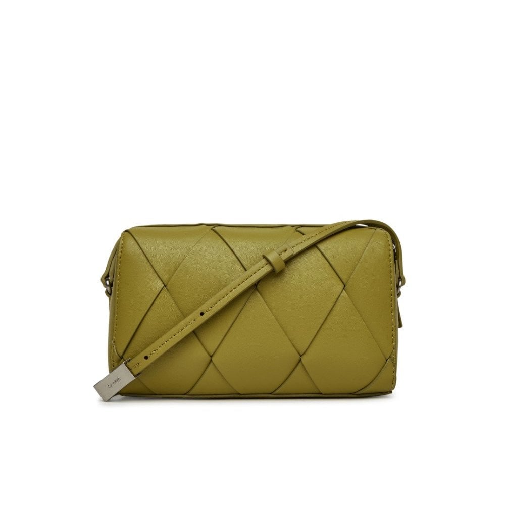 Woven Crossbody Camera Bag