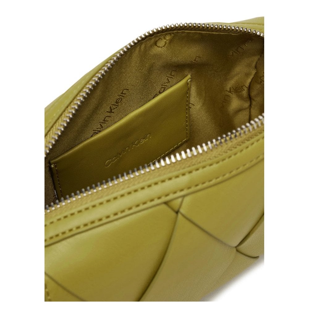 Woven Crossbody Camera Bag