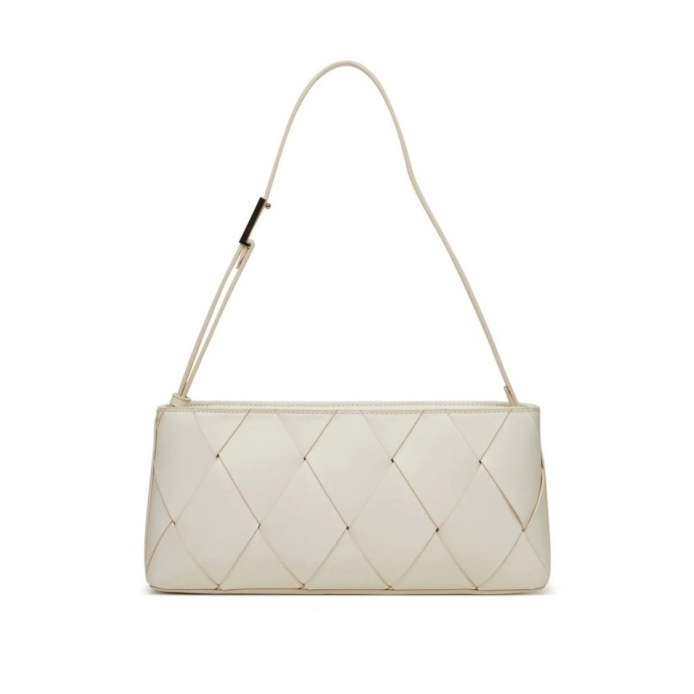 Woven Elongated Shoulder Bag