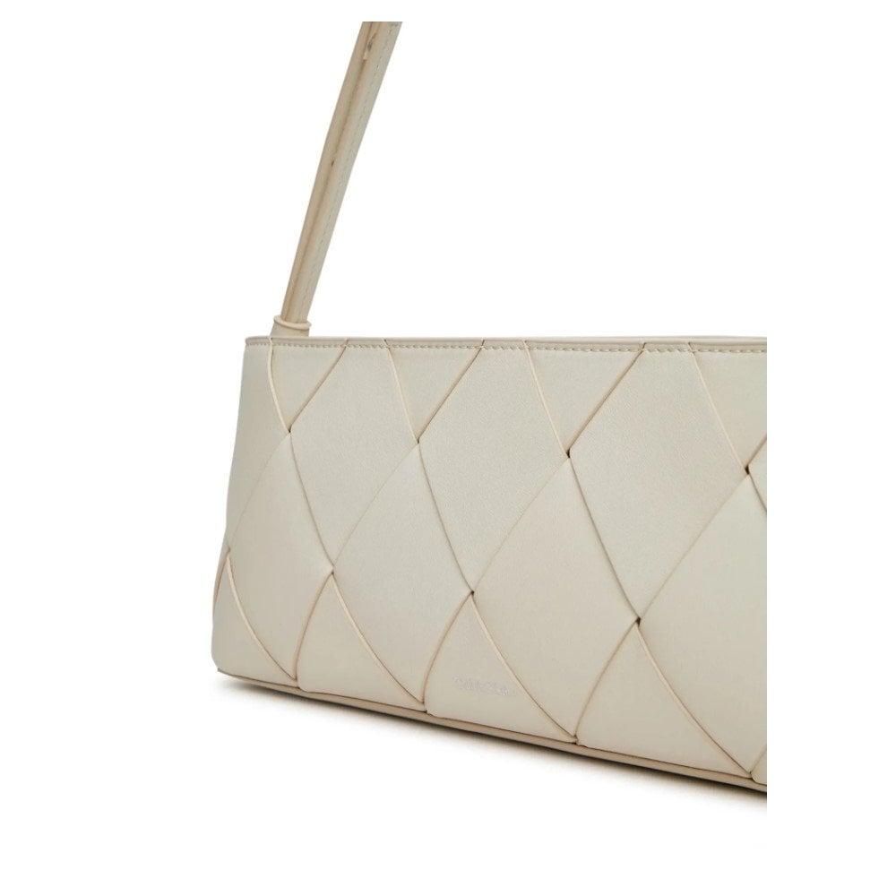 Woven Elongated Shoulder Bag