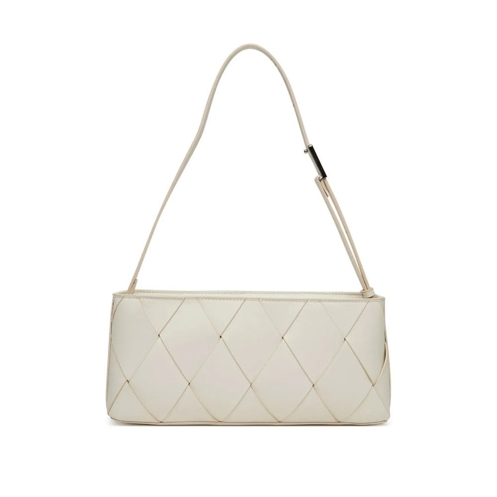 Woven Elongated Shoulder Bag