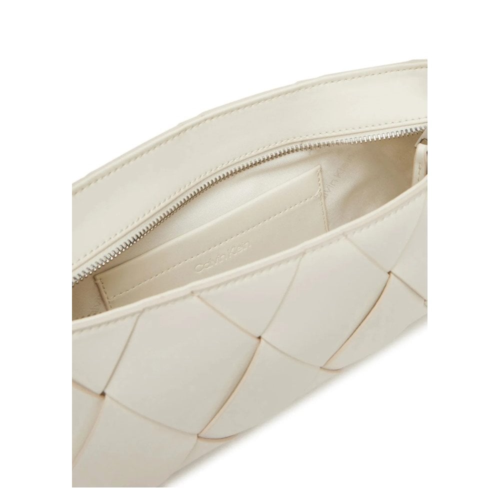 Woven Elongated Shoulder Bag