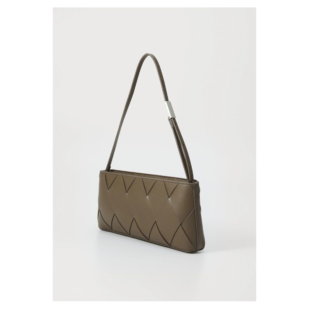 Woven Elongated Shoulder Bag