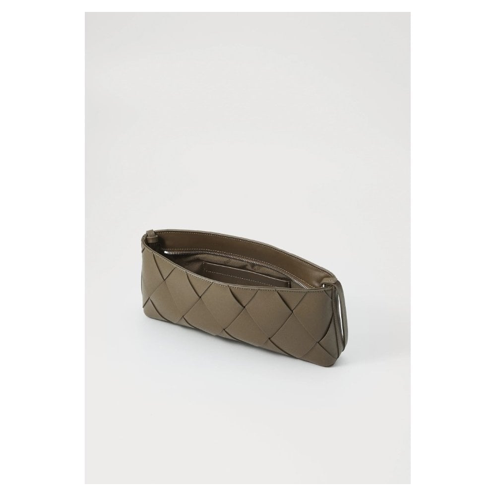 Woven Elongated Shoulder Bag