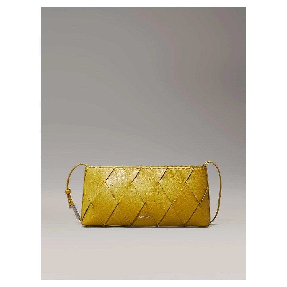 Woven Elongated Shoulder Bag