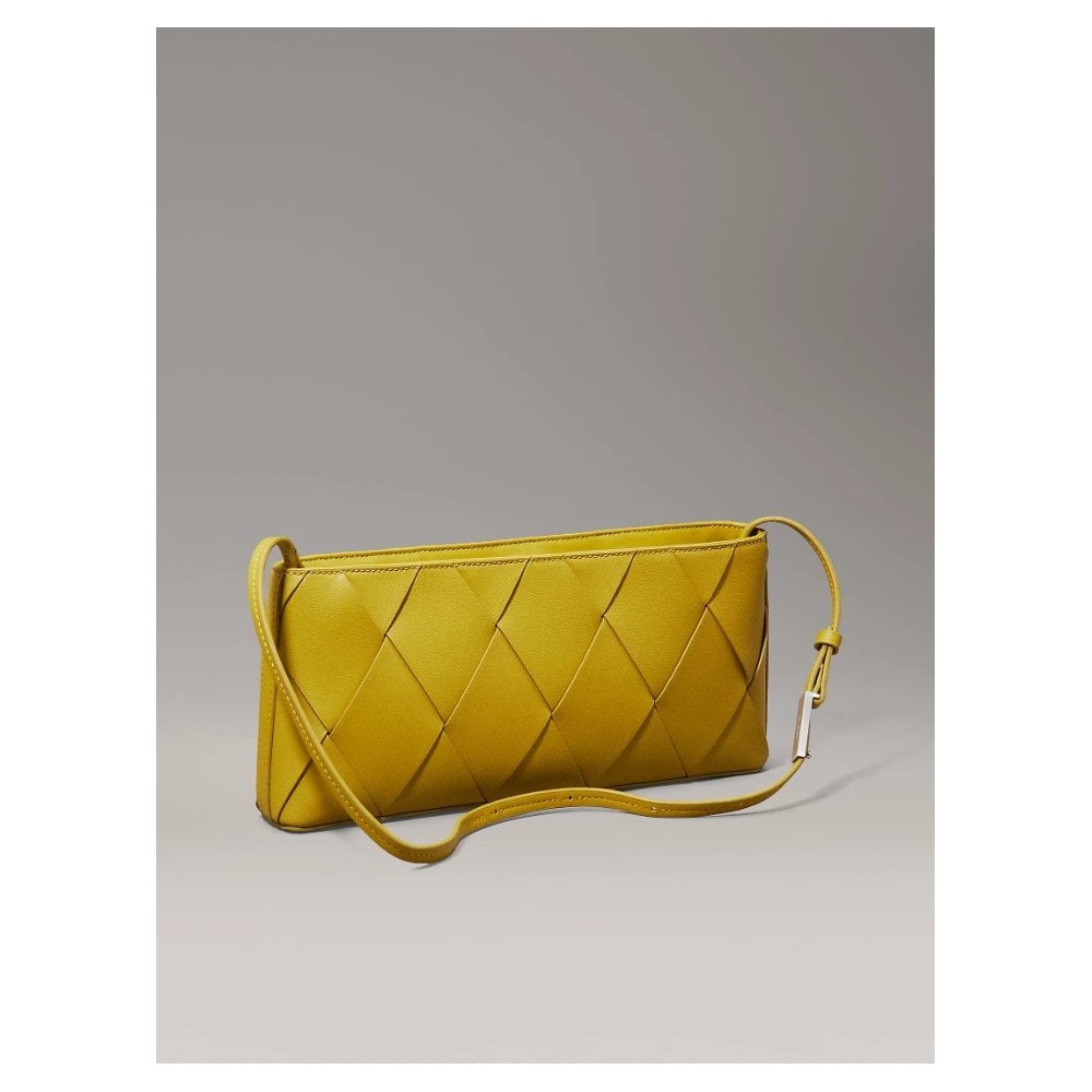 Woven Elongated Shoulder Bag