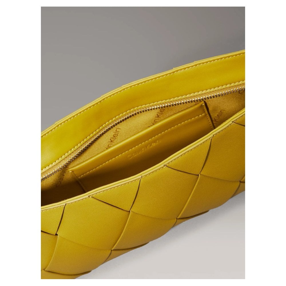 Woven Elongated Shoulder Bag