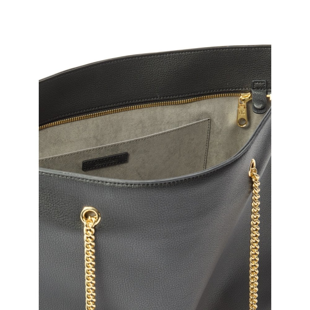 Minimal Monogram Chain Tote Bag