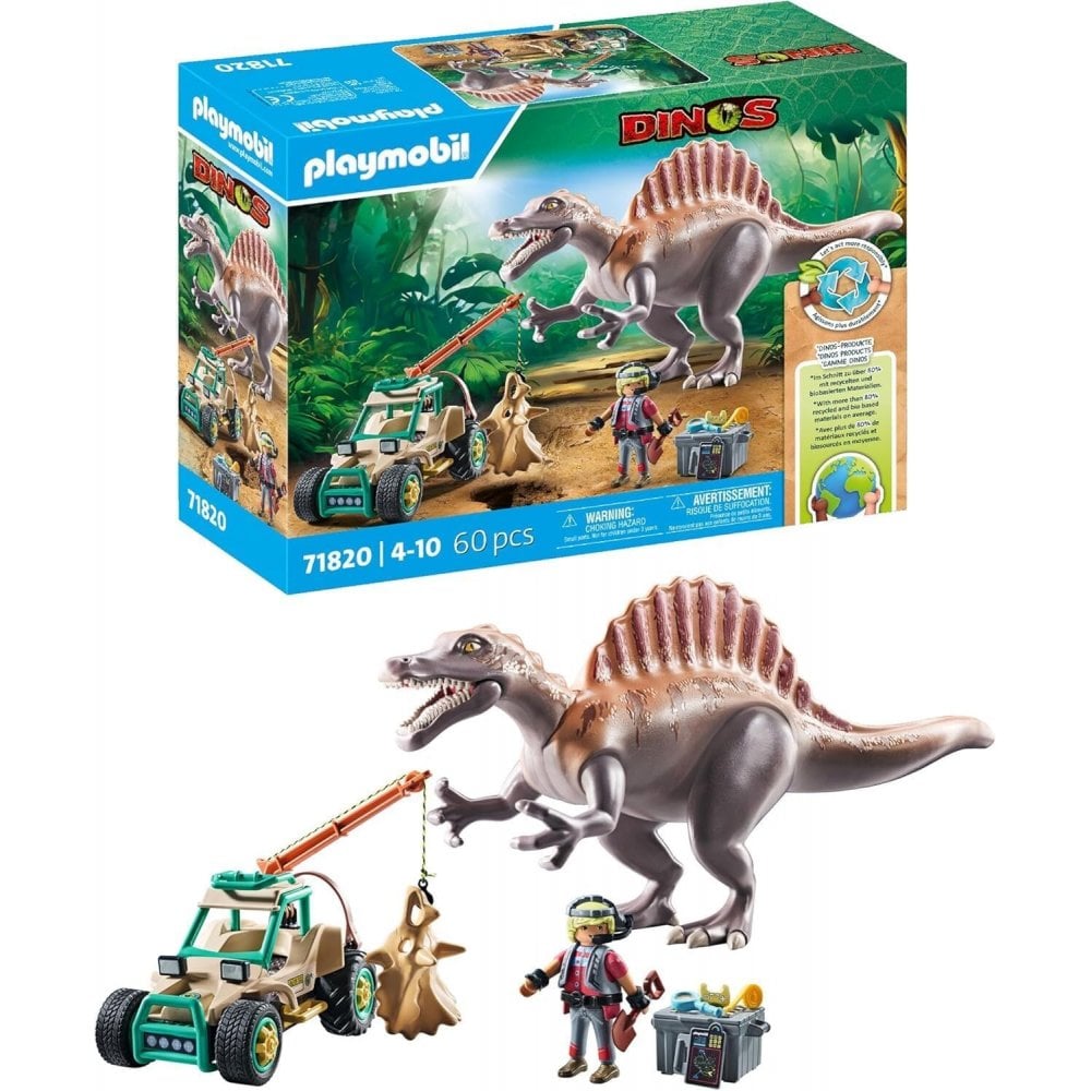 Dinos Spinosaurus Attack at Dinosaur Excavation