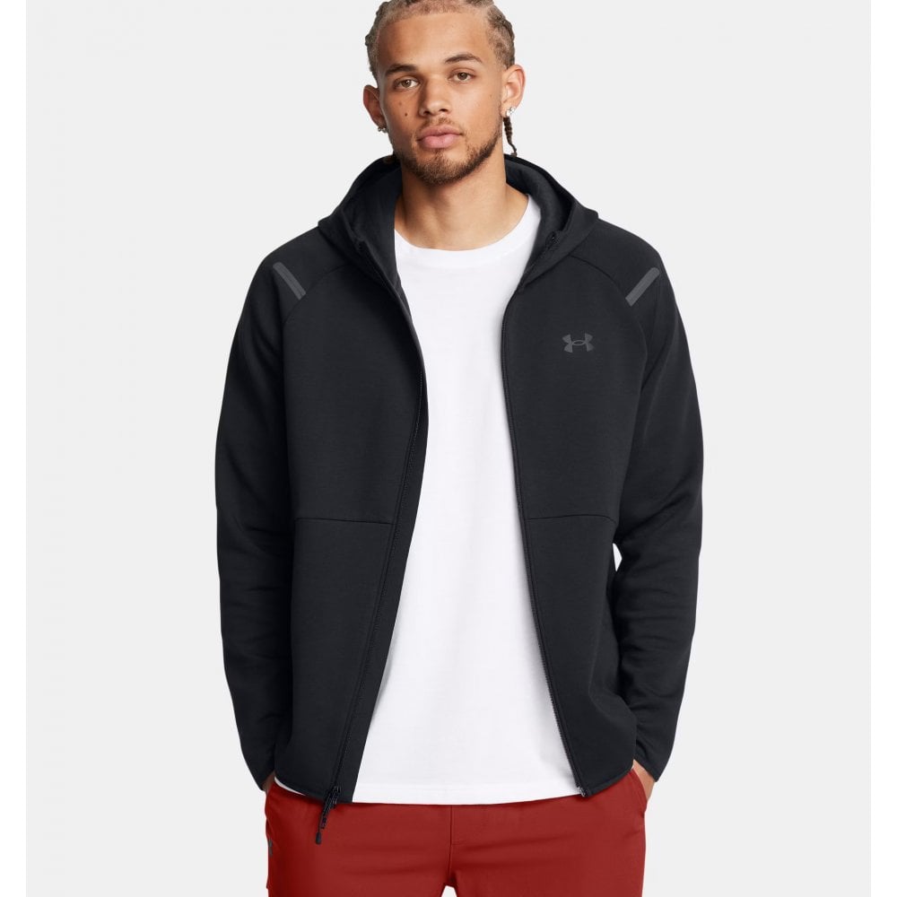 Mens UA Unstoppable Fleece Full-Zip Hoodie