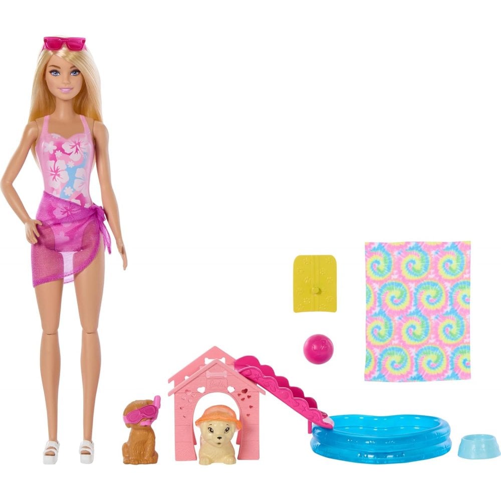 Barbie Puppy Pool Party