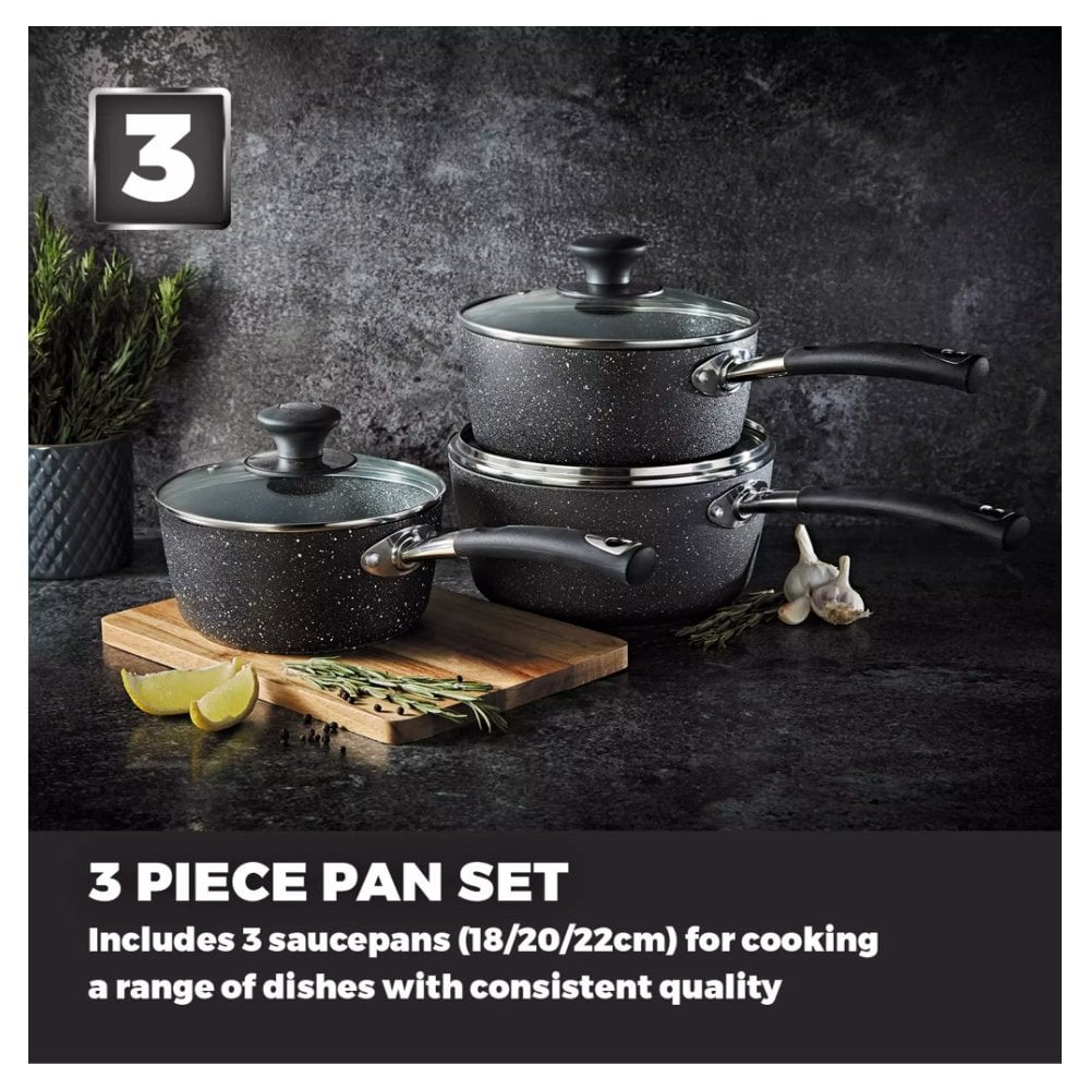 Precision 3 Piece Non-Stick Saucepan Set