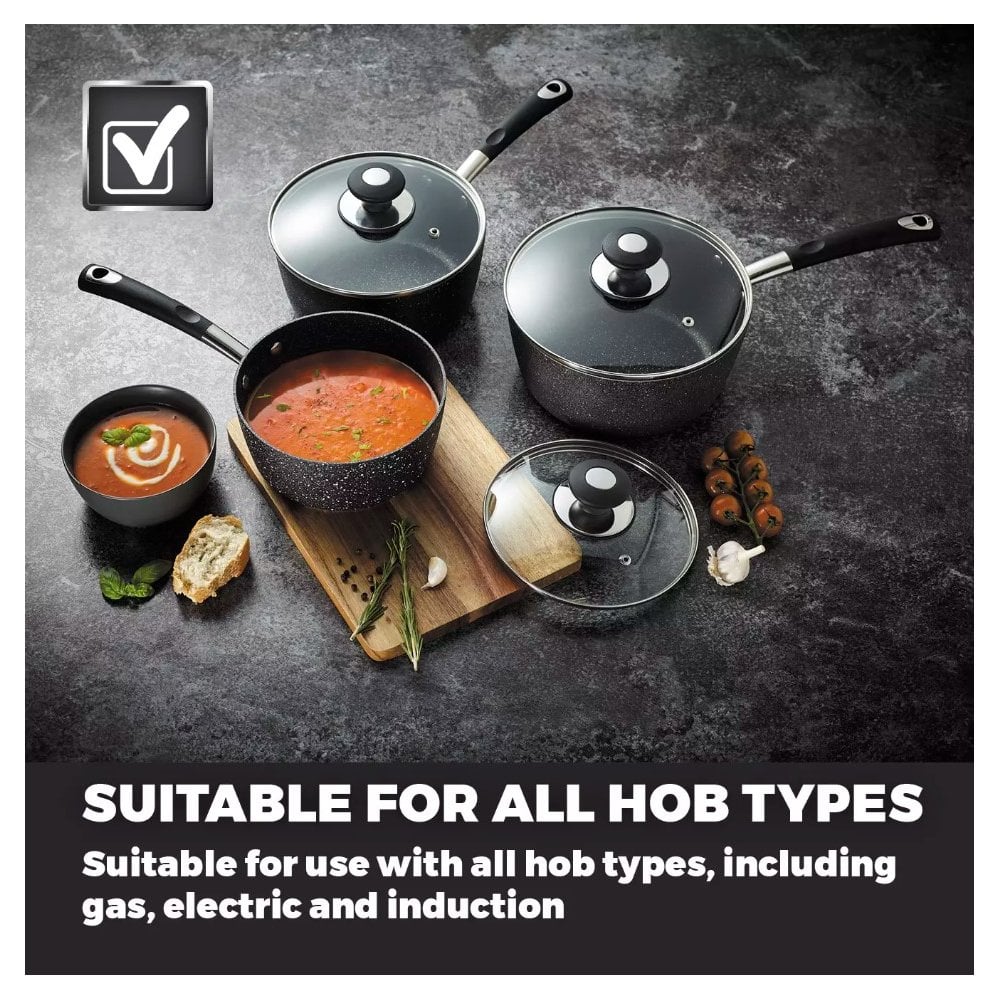 Precision 3 Piece Non-Stick Saucepan Set