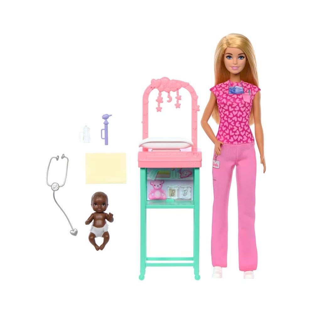 Barbie Nurturing Baby Doctor Playset