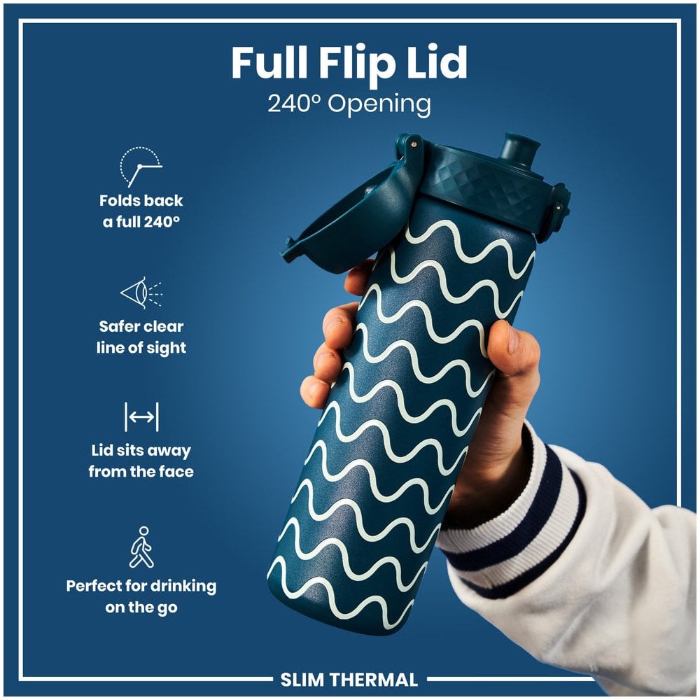 Leak-Proof Slim Thermal Steel Water Bottle