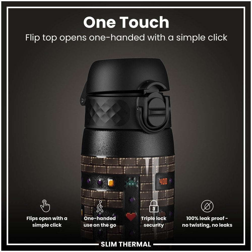 Leak-Proof Slim Thermal Steel Water Bottle