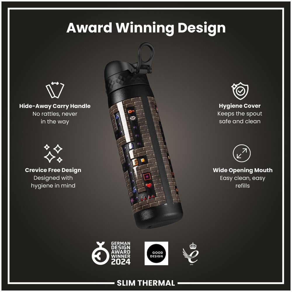 Leak-Proof Slim Thermal Steel Water Bottle