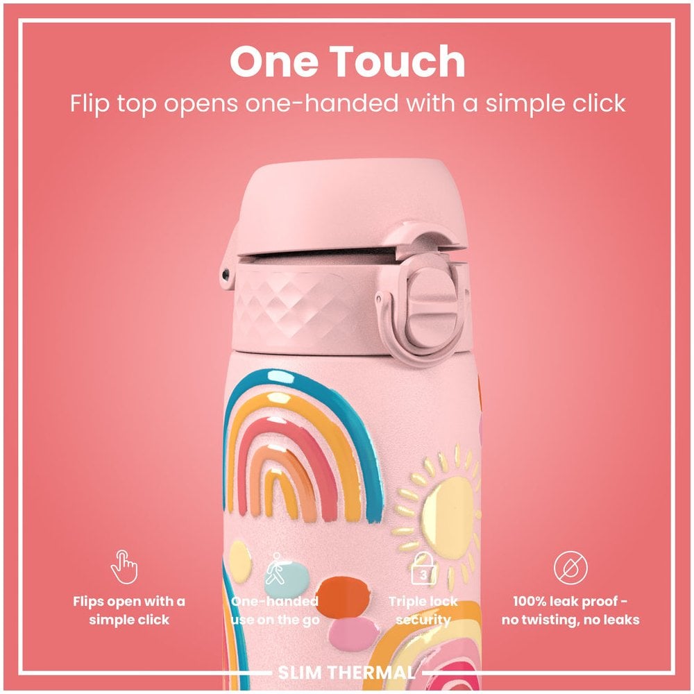 Leak-Proof Slim Thermal Steel Water Bottle
