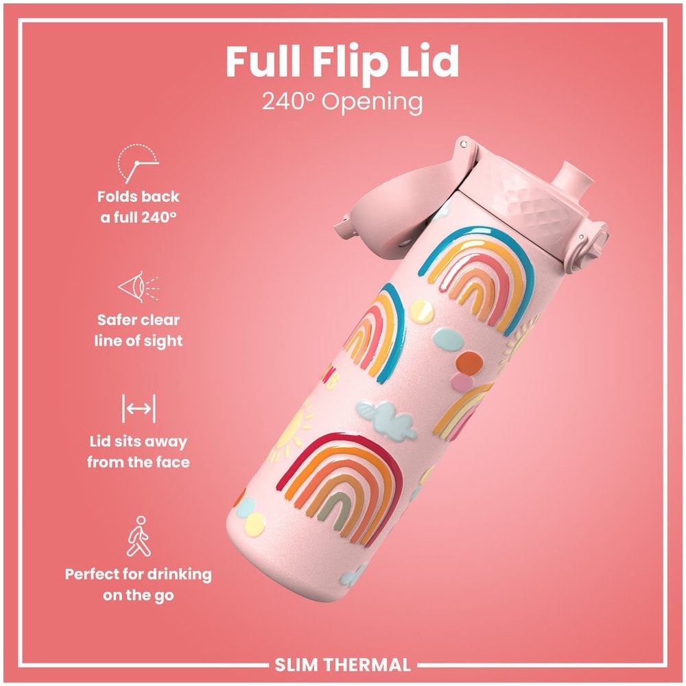 Leak-Proof Slim Thermal Steel Water Bottle
