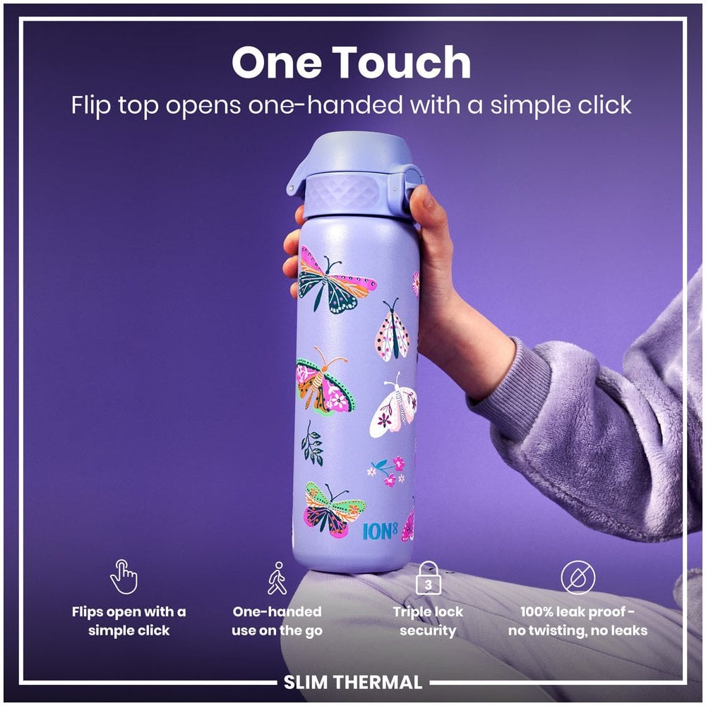 Leak-Proof Slim Thermal Steel Water Bottle