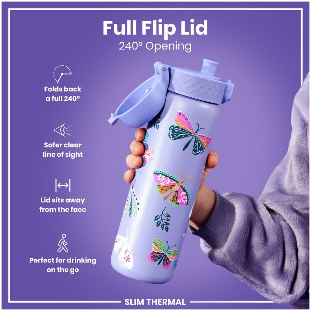 Leak-Proof Slim Thermal Steel Water Bottle