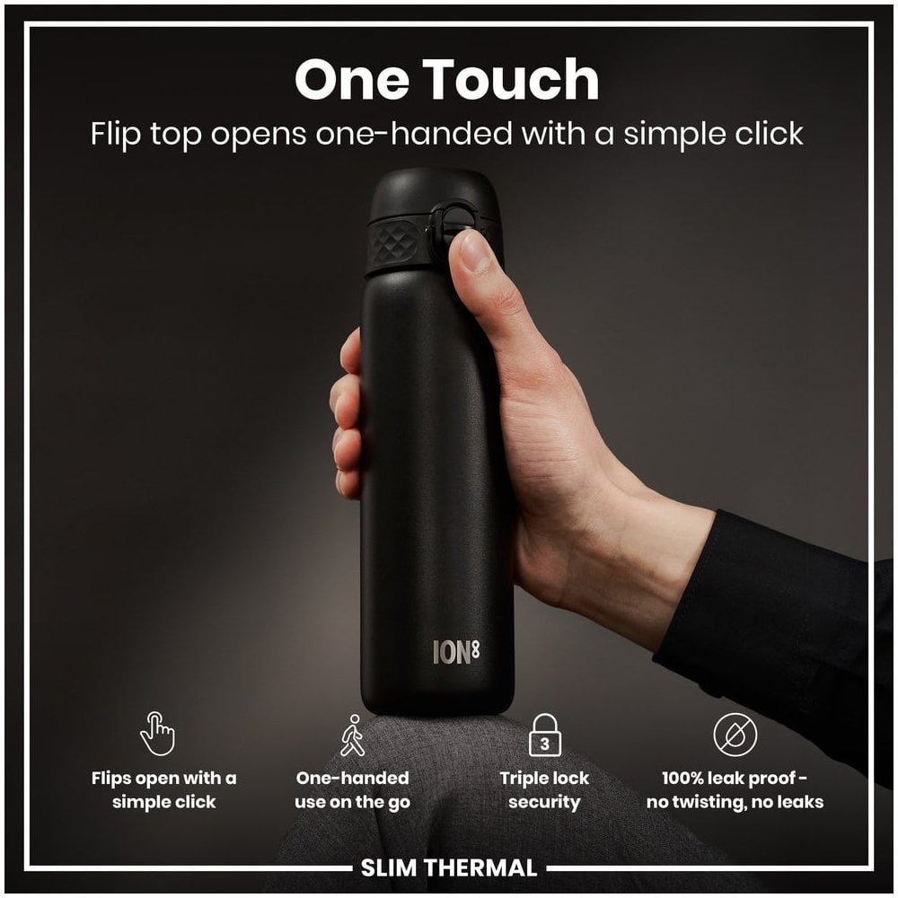 Leak-Proof Slim Thermal Steel Water Bottle