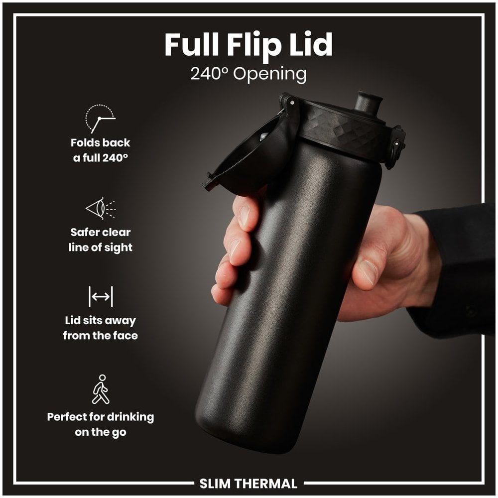 Leak-Proof Slim Thermal Steel Water Bottle