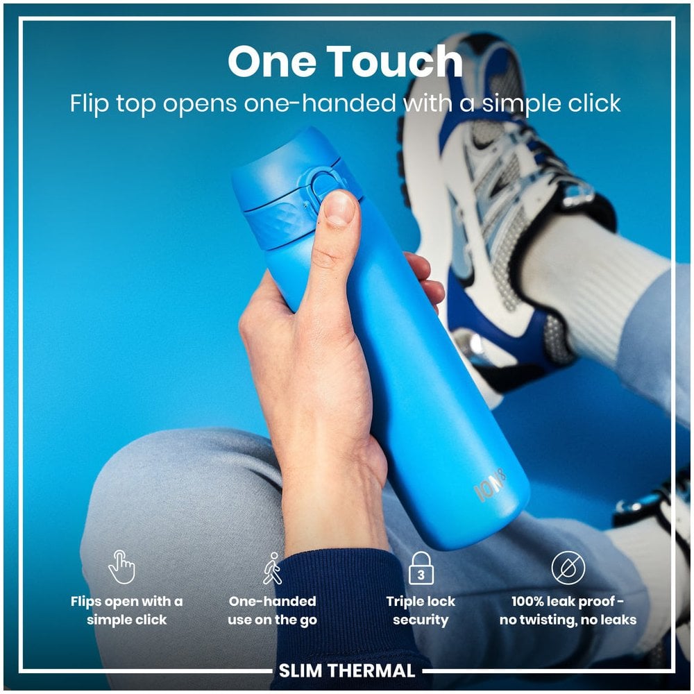 Leak-Proof Slim Thermal Steel Water Bottle