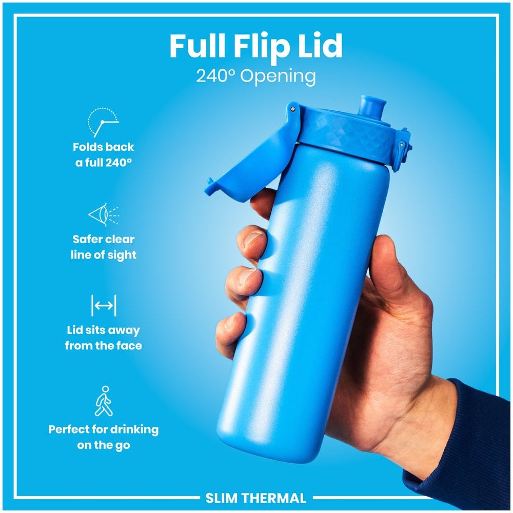 Leak-Proof Slim Thermal Steel Water Bottle