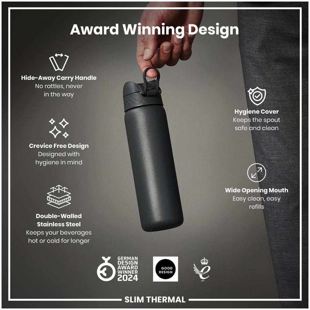 Leak-Proof Slim Thermal Steel Water Bottle